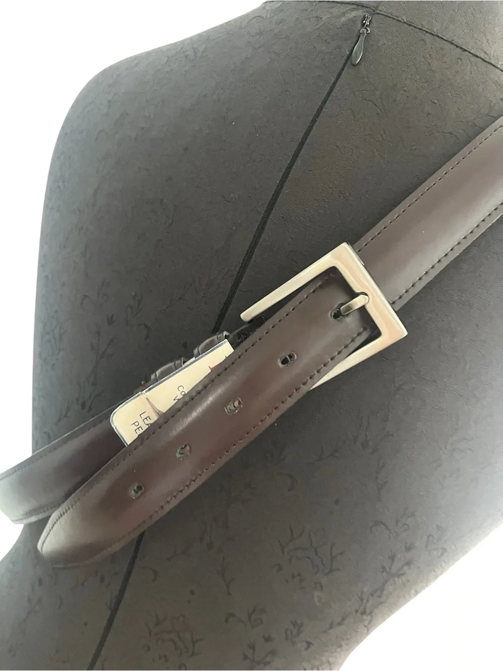 NWT G H Bass Cordova Leather Belt Matches Leavitt Penny Loafer 42 New